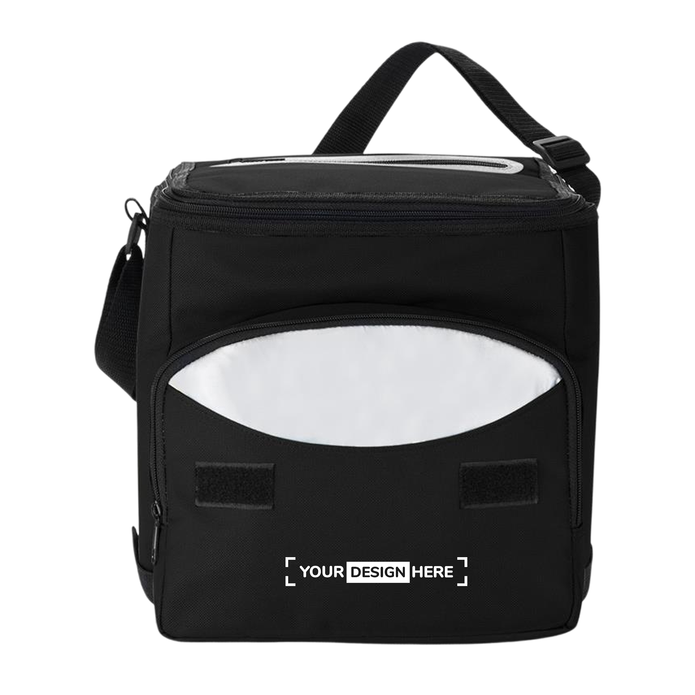 Borsa frigo pieghevole| 600D Poliestere | 25,5x24x22cm | Con isolamento rivestito in argento